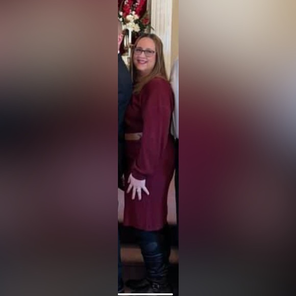 Long sleeve sweater dress - Picture 3 of 3